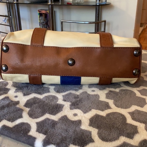 Authentic RareEdition Vintage Celine GM MODEL croc stripe bag limited edition 💋 - Picture 8 of 14